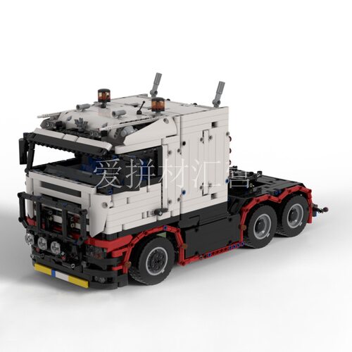 MOC 斯堪尼亚 6×4 卡车 国产积木