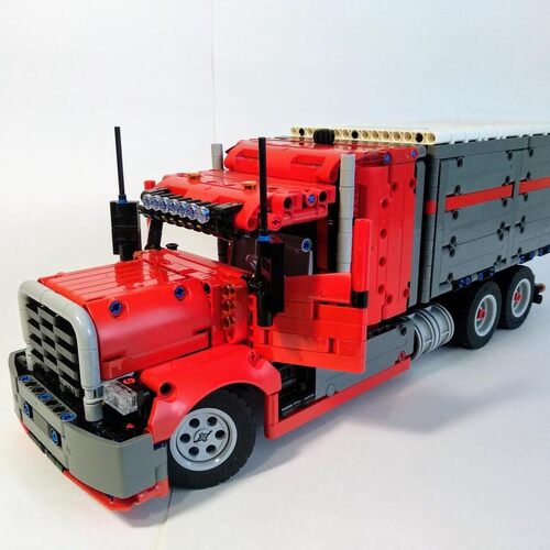 MOC-35540 42098 D型卡车 电子图纸 拼插积木 1528片