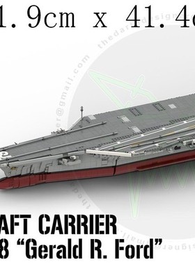 MOC-192566 CVN-78杰拉尔德·R·福特号航空母舰 1:300 5971片