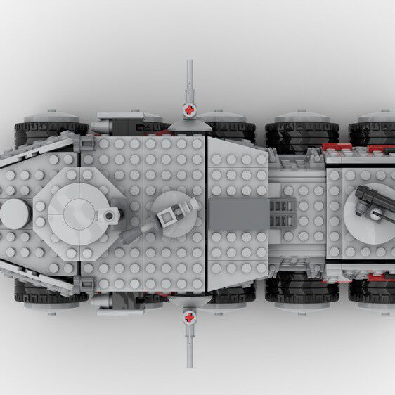 MOC-41554 中形涡轮克隆坦克 电子图纸 拼插积木 561片