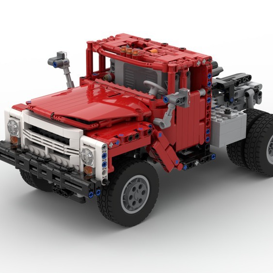 MOC-101971 ZIL-130 电子图纸 拼插积木 866片  越野卡车