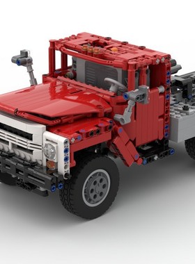 MOC-101971 ZIL-130 电子图纸 拼插积木 866片  越野卡车