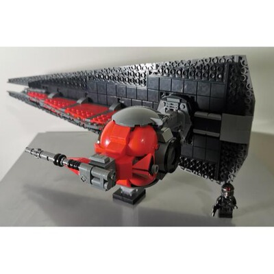 MOC-97764 TIE Arrowhead 星球大ZHAN 电子图纸 拼插积木 605片