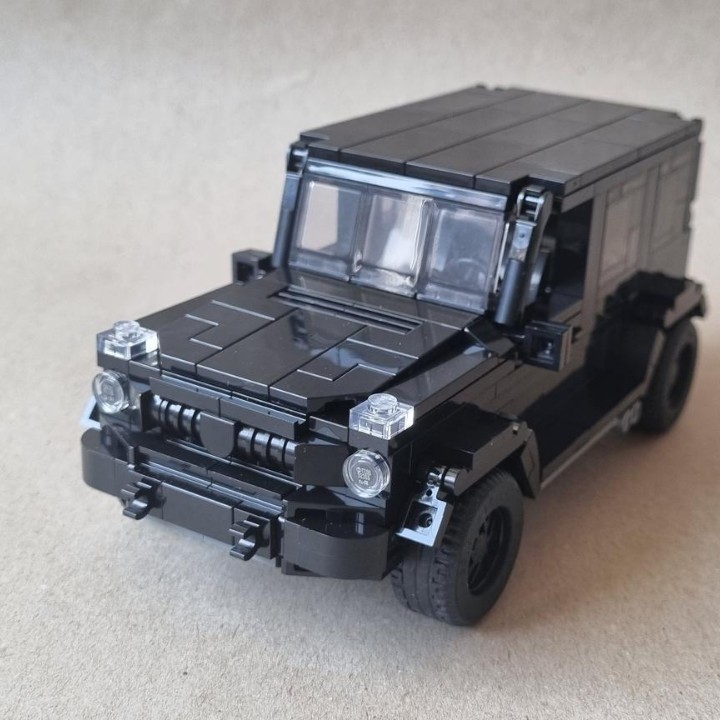 MOC-71532 梅赛D斯奔 AMG G63 电子图纸 拼插积木  491片