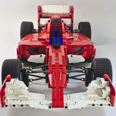 MOC-51849 F1赛车 电子图纸 拼插积木 2283片