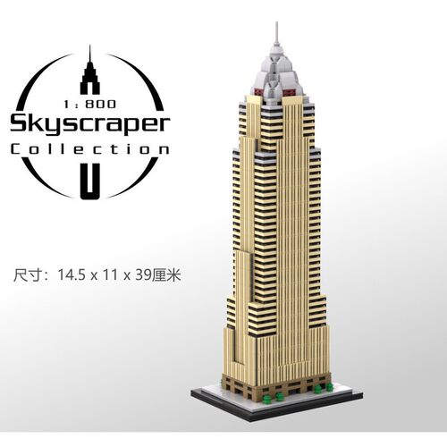 MOC-172359 克利夫兰钥匙塔1:800比例（社会中心）1494片 电子图