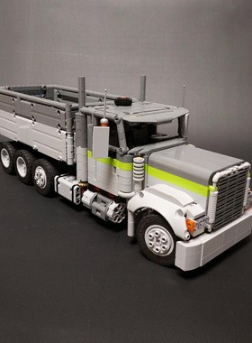 MOC-129295 Freightliner经典自卸卡车 电子图纸 拼插积木 1747