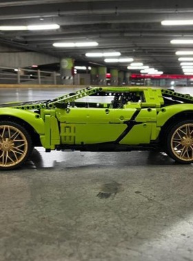 MOC-104810 DMC Delorean 电子图纸 拼插积木 2578PCS 国产积木