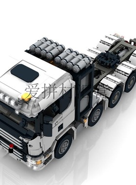 MOC-28358 斯堪尼亚工程卡车 国产积木 兼容科技