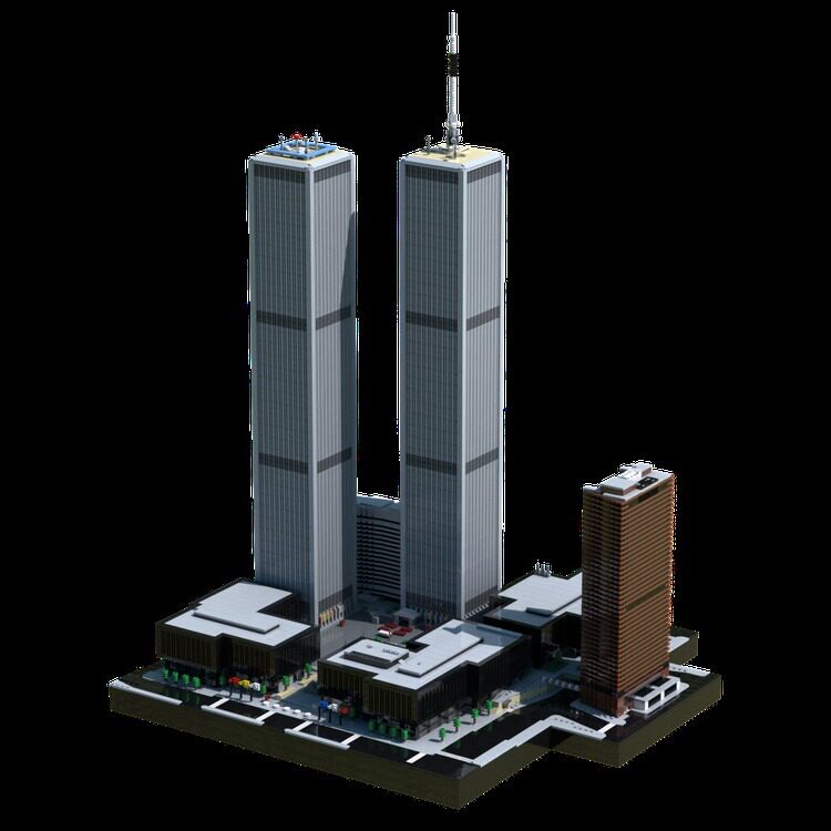 MOC-156123 世界贸易中心 12400片 电子图纸 拼插积木 1:650