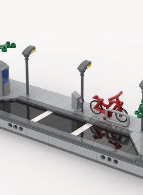 MOC-48269 模块化停车场 213片 电子图纸 拼插积木