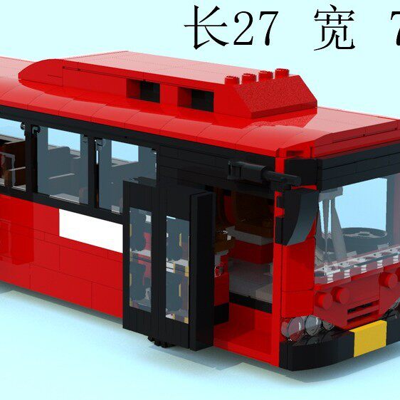 MOC-36422 韩国巴士 电子图纸 拼插积木 8格 544片