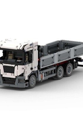 MOC-60643 平板拖车 1665片 电子图纸 拼插积木