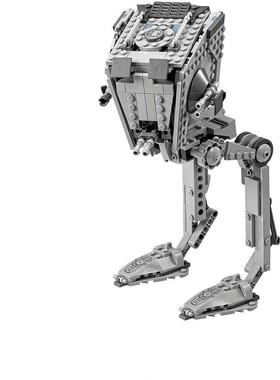 MOC-75153-1 AT步兵 电子图纸 拼插积木 451片 不带人仔 淡蓝用天