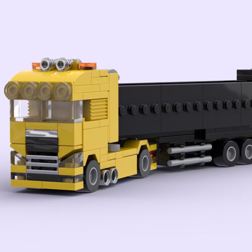 MOC-67707 曼恩翻斗车 电子图纸 拼插积木 242片