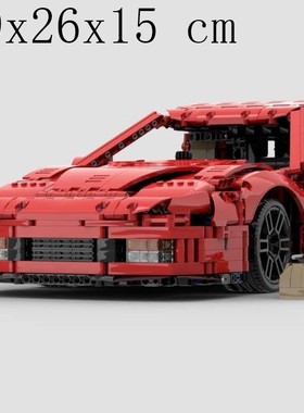 MOC-97213 法LA利Testarossa 1:8比例 3837片 电子图纸 拼插积木