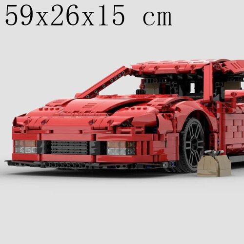 MOC-97213 法LA利Testarossa 1:8比例 3837片 电子图纸 拼插积木