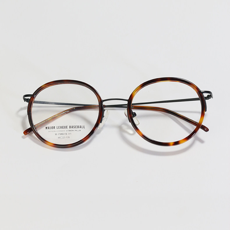 天泊吴德才外贸出口复古文艺眼镜框男女圆形近视眼镜架防蓝光镜轻