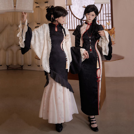 售完无补！来信与诗·凌霄｜WP原创副牌新中式印花旗袍短op三子