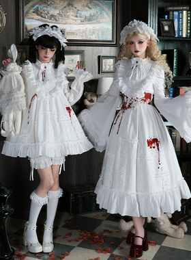 来信与诗·十字人形｜WP原创副牌哥特doll姬袖长op超短op秋lolita