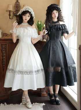 来信与诗·雾里花｜WP原创副牌优雅双子挂脖收腰两穿连衣裙 四季