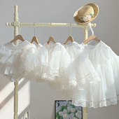 withpuji原创设计超暴力短A小暴力A撑南瓜裤 花边裙撑 MINI狗短