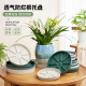 花盆托盘透气防烂根加厚塑料圆形沥水底座大号加深植物盆栽接水盘