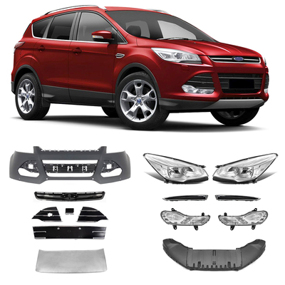 翼虎前保险杠前中网雾灯装饰润辉