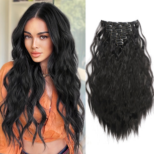 Clip In Hair Extensions Curly Hair For Women Hairpieces Wig