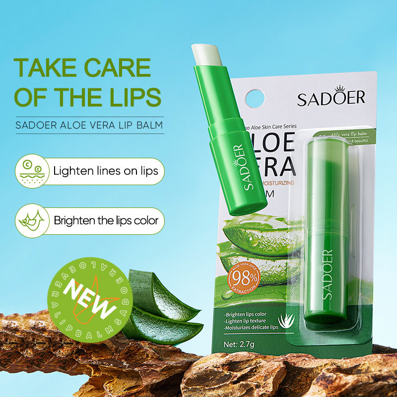 Aloe Vera Lip Care Nourishing Moisturizer Lip Balm 滋润唇膏