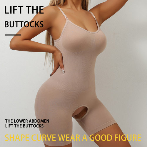 开档收腹提臀连体衣女Shapewear