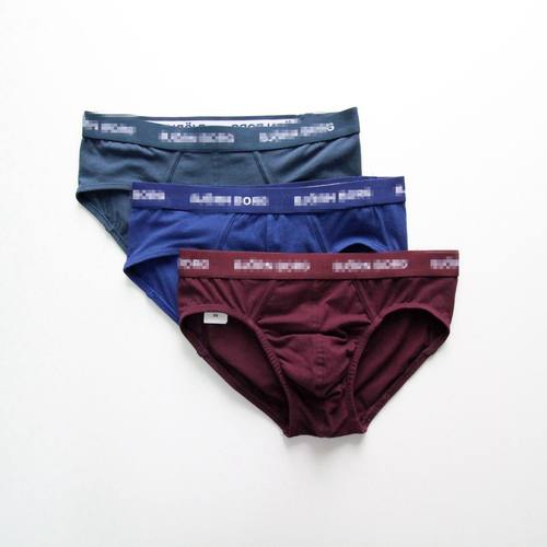 男士三角裤棉U凸设计字母裤头潮