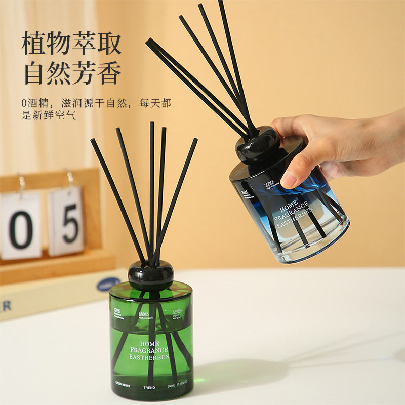无火香薰大瓶酒店卧室家用扩香厕所藤条熏香除臭香氛精油持久