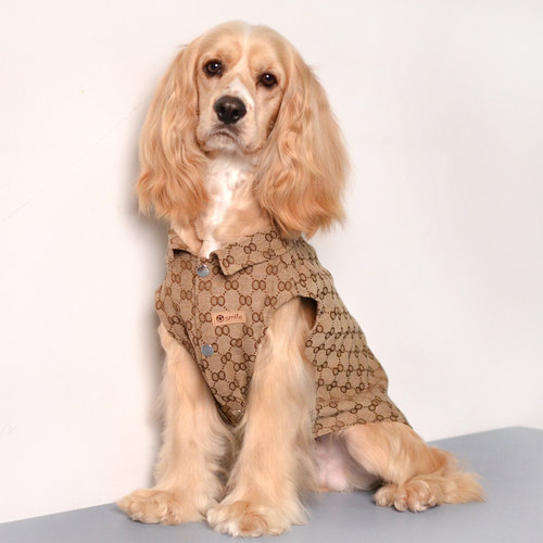 小狗衣服泰迪西施马尔泰小鹿犬雪纳瑞柯基耐磨防脏牛仔宠物狗衣服