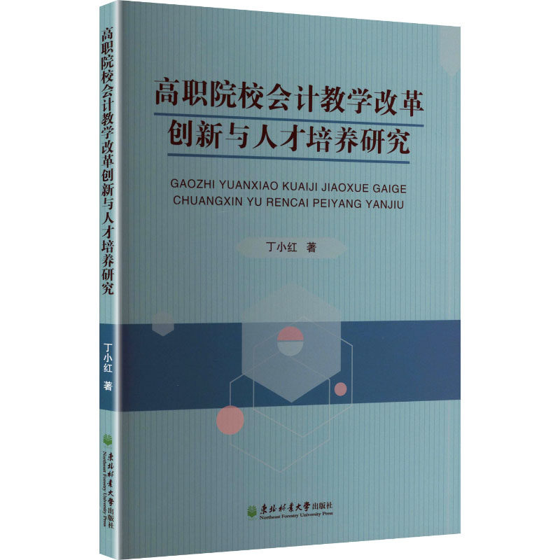 高职院校会计教学改革创新与人才培养研究丁小红著东北林业大学出版社9787567438279