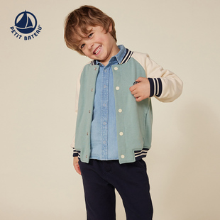 法国Petitbateau小帆船童装儿童休闲棒球服外套A0BIQ