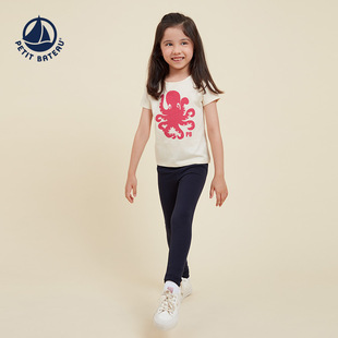 春秋女童弹力休闲针织打底裤 A06YI 四季 法国小帆船Petitbateau