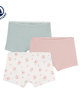 法国petitbateau小帆船童装儿童舒适内裤3件装A0BN2