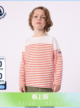 【2026春夏新品】Petitbateau小帆船童装套头衫A0FR7