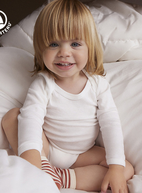 【2025秋冬】Petitbateau小帆船婴幼儿长袖包屁衣2件装A01T3