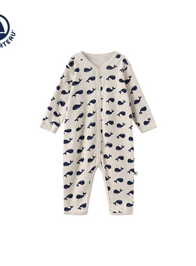 【2026春夏新品】法国Petitbateau小帆船童装宝宝长袖爬服A0AXH
