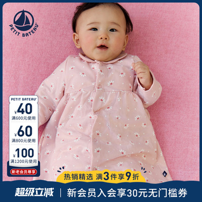 法国长袖连衣裙小帆船秋冬