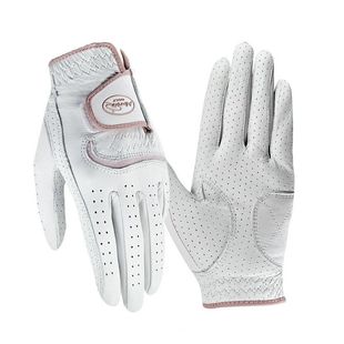 韩国进口高尔夫手套女士全羊皮真皮防滑耐磨舒适透气球童左右双手