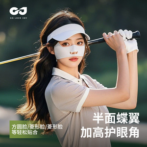 夏季新款蝴蝶挂耳防晒面罩女士防紫外线骑行跑步口罩高尔夫脸基尼