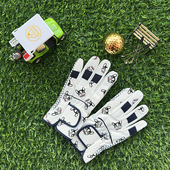 高尔夫球手套儿童青少年PU皮革防滑耐磨左右双手防晒透气球童golf