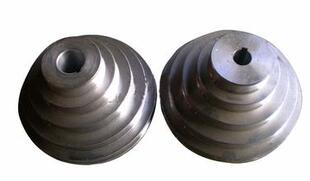 三角皮带轮 a型b型c d单槽双槽3 4 5 6槽铸铁宝塔形 小电机皮带轮