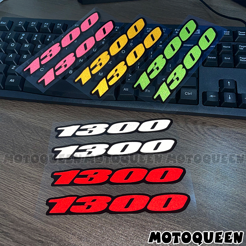 适用xjr1300铃木隼gsx1300r本田CB1300摩托车ST1300排量标贴纸花