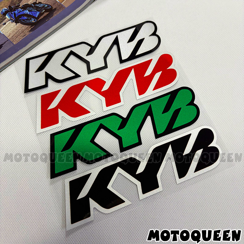 KYB摩托车贴纸机车前挡泥板外壳车身装饰贴花防水仿赛改装车贴