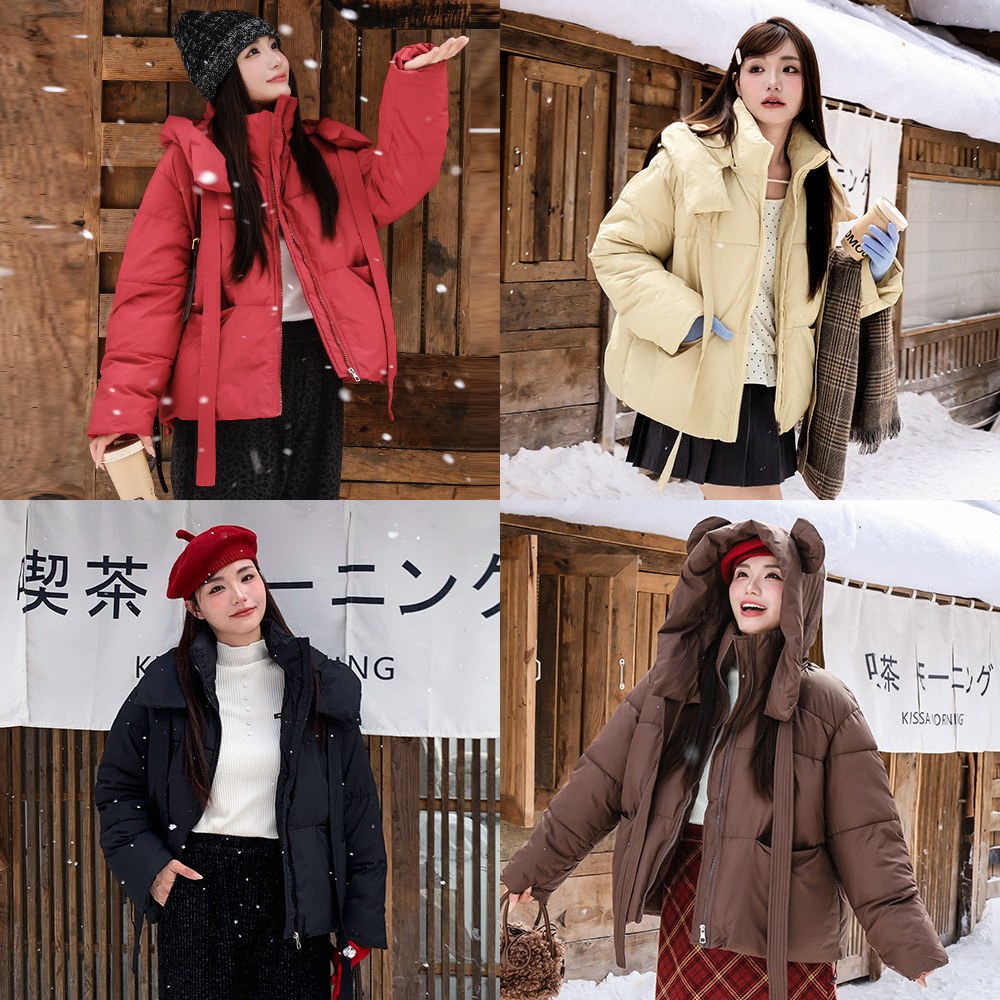 冬季胖mm大码女宽松显瘦棉服外套