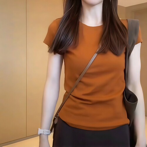 大码遮肉显瘦短袖T恤女夏